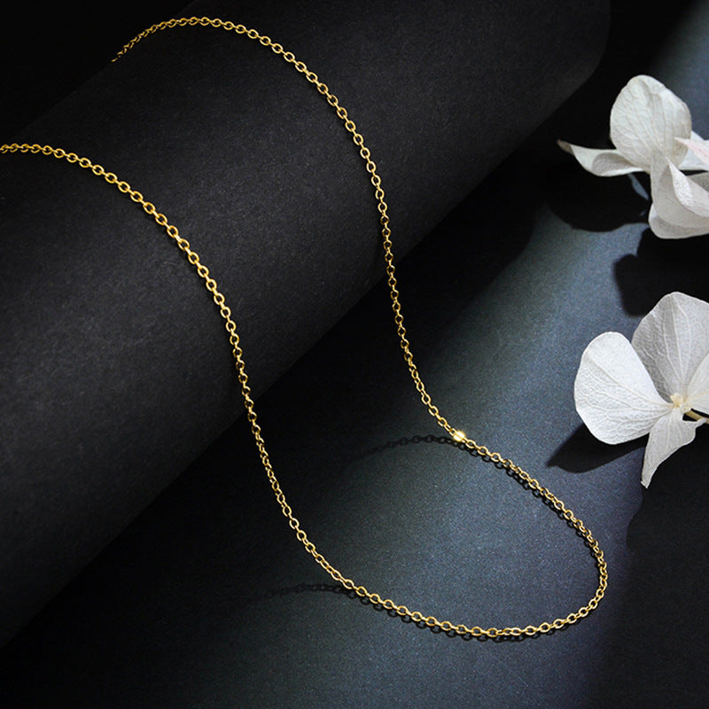 Universal chain titanium steel necklace female