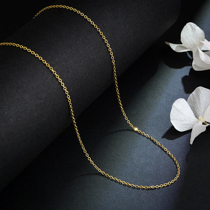 Universal chain titanium steel necklace female