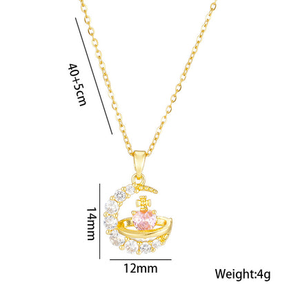 Regalo creativo del collar, collar de la luz de la luna del arco iris 