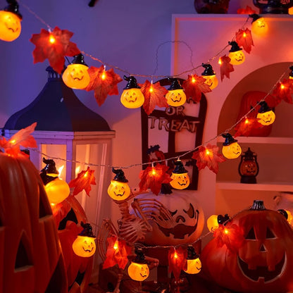 Halloween pendant LED Halloween light string pumpkin light