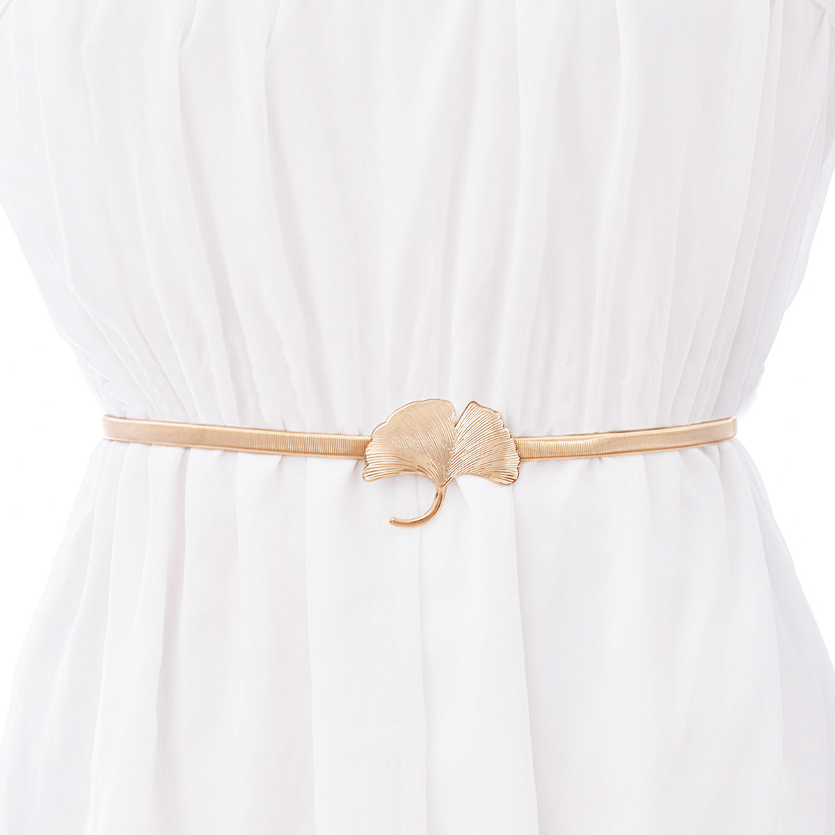 Button belt metal spring