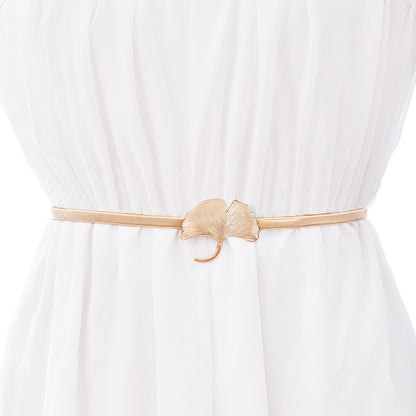 Button belt metal spring