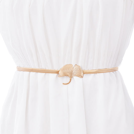 Button belt metal spring