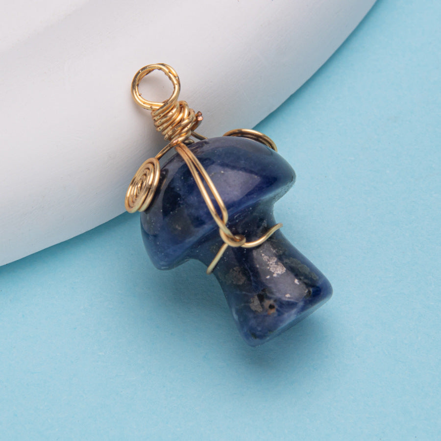 Pendente Cogumelo Cristal 20mm 