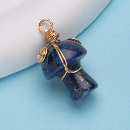 Pendente Cogumelo Cristal 20mm 