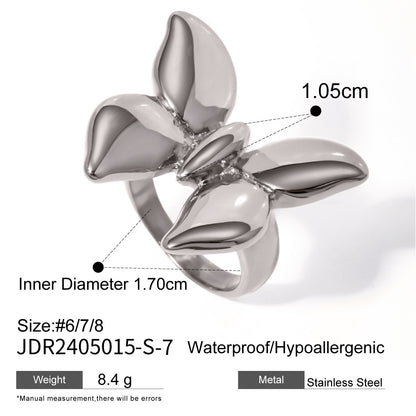 Anillo Mariposa Liso 