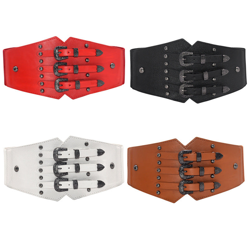 Belt elastic waist seal