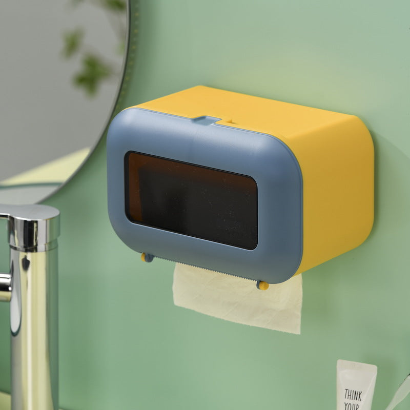 Wall-Mounted Tissue Box, No-Punch