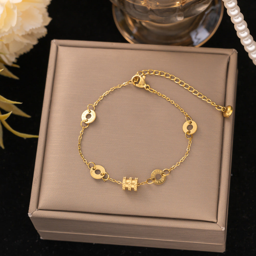 18K Gold Titanium Steel Bracelet