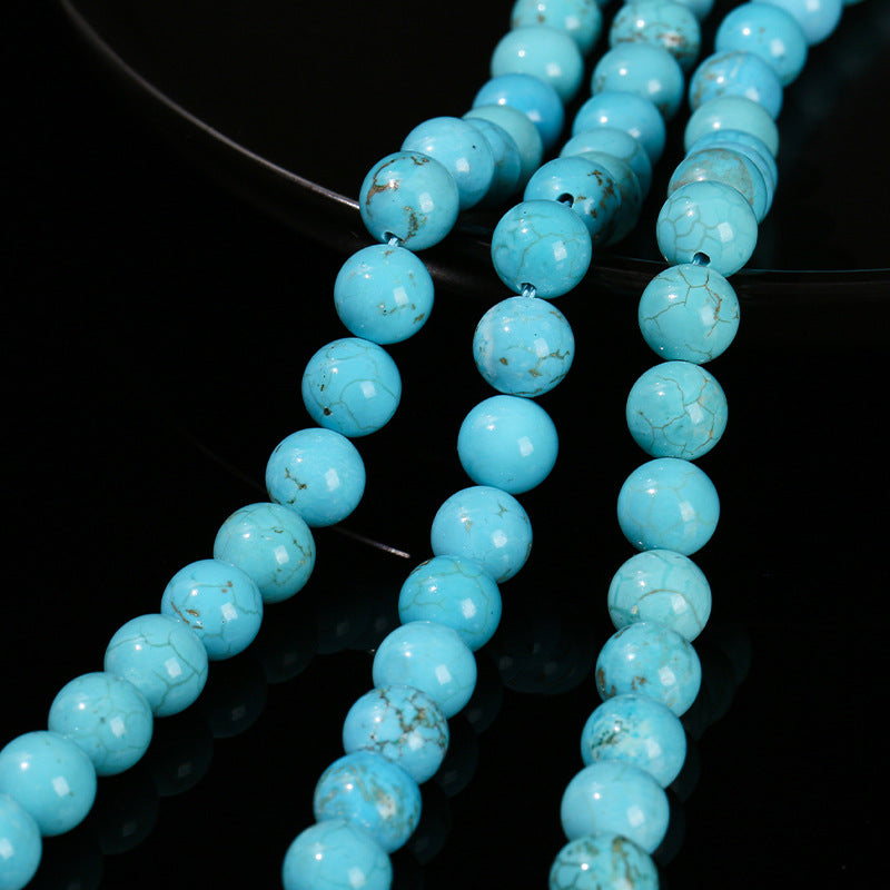 Turquoise loose beads blue turquoise beads wholesale