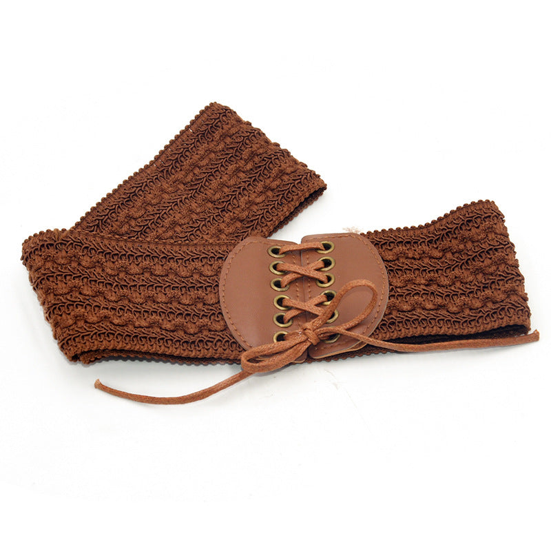 Belt Women's wide decorative strap