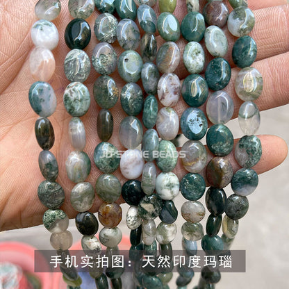 8X10mm crystal jade oval loose beads