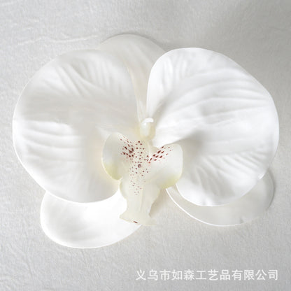 Cabeza de flor de orquídea mariposa de laminación 3D de simulación 