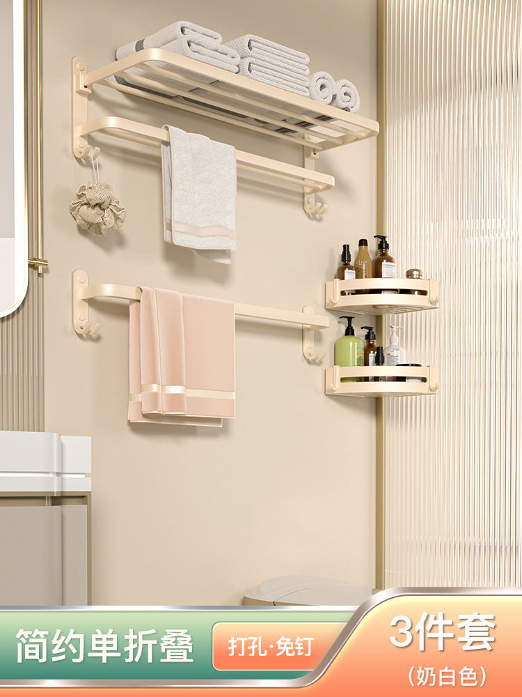 Aluminum Alloy Foldable Towel Rack