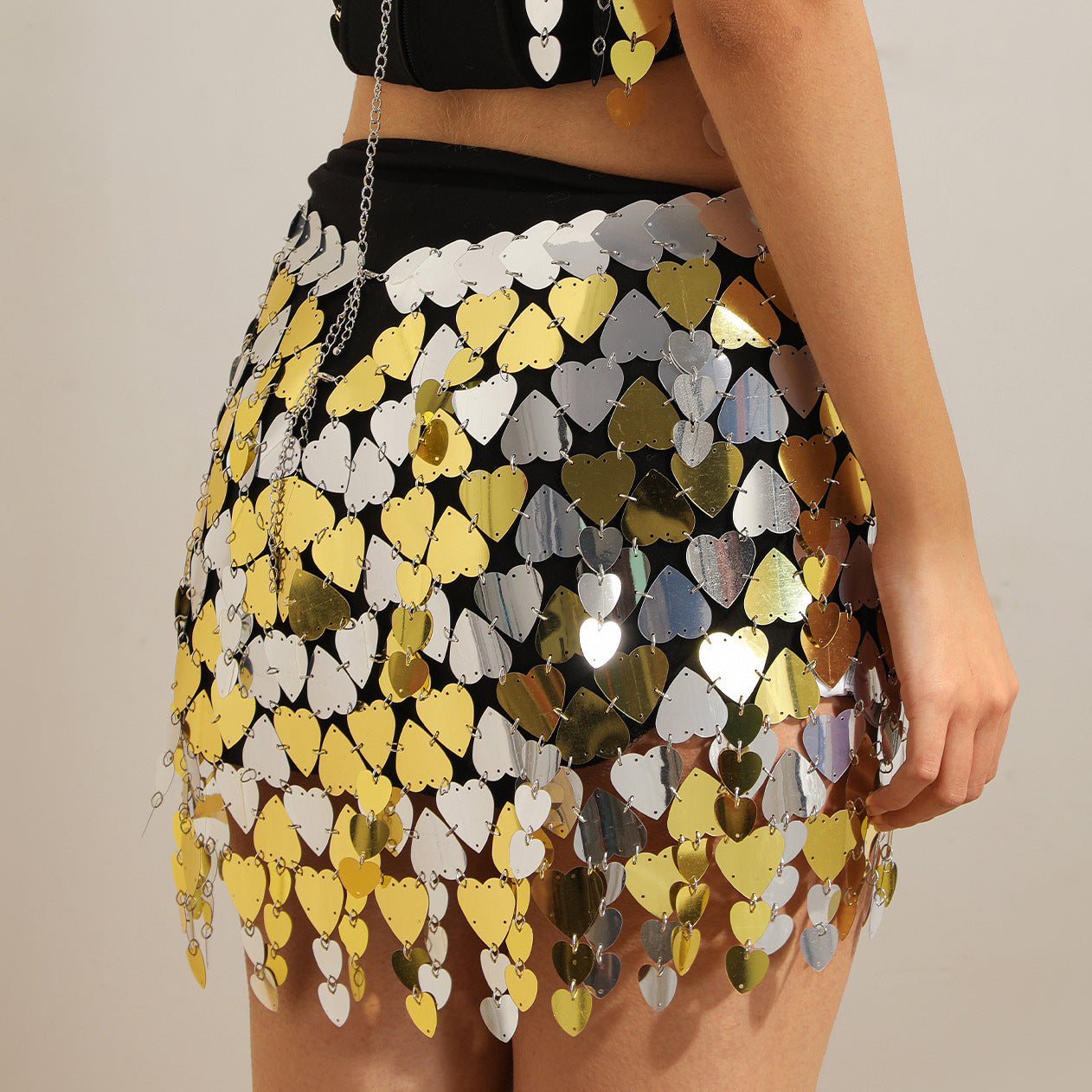 Bikini Sequins Tassel Neck Set Body Chain