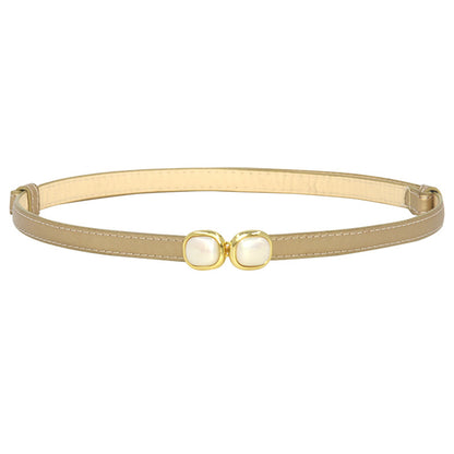Patent leather belt woman