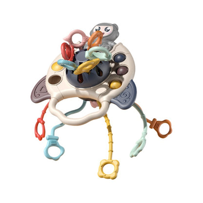 Baby Finger UFO Pull Toy Teether Grip Early Educational Toy