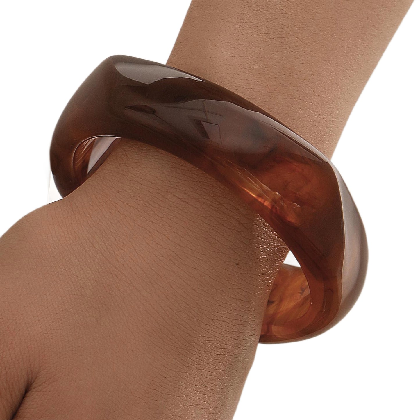 Irregular Acrylic Polygon Bracelet