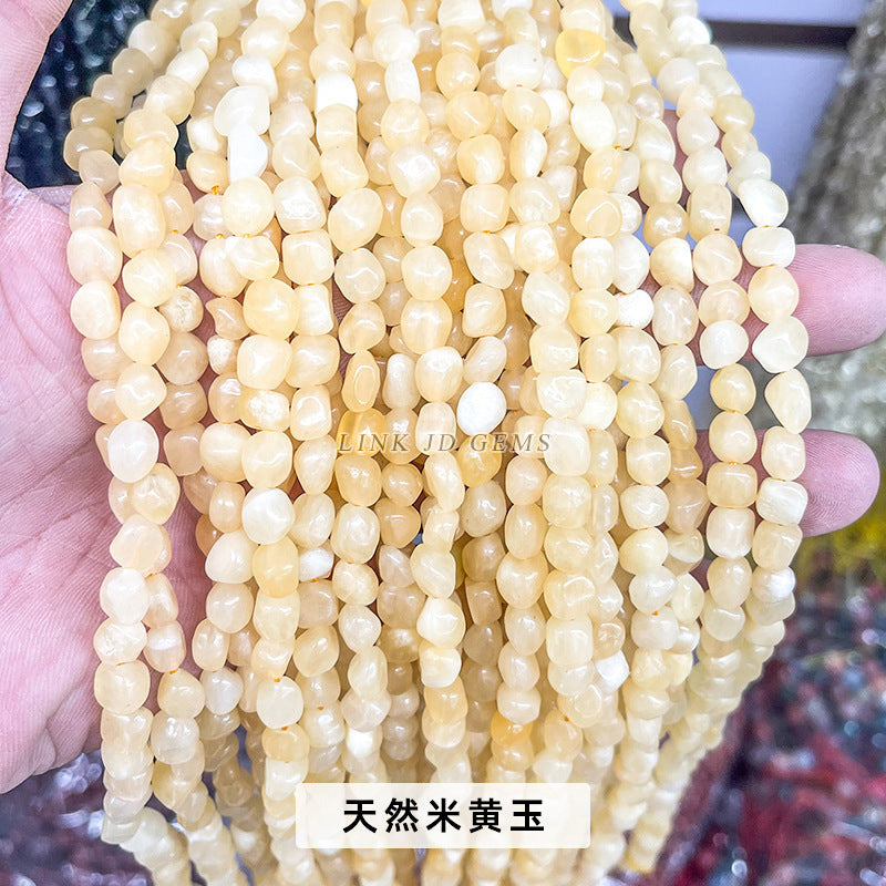 6-8Mm crystal agate irregular conformal loose beads