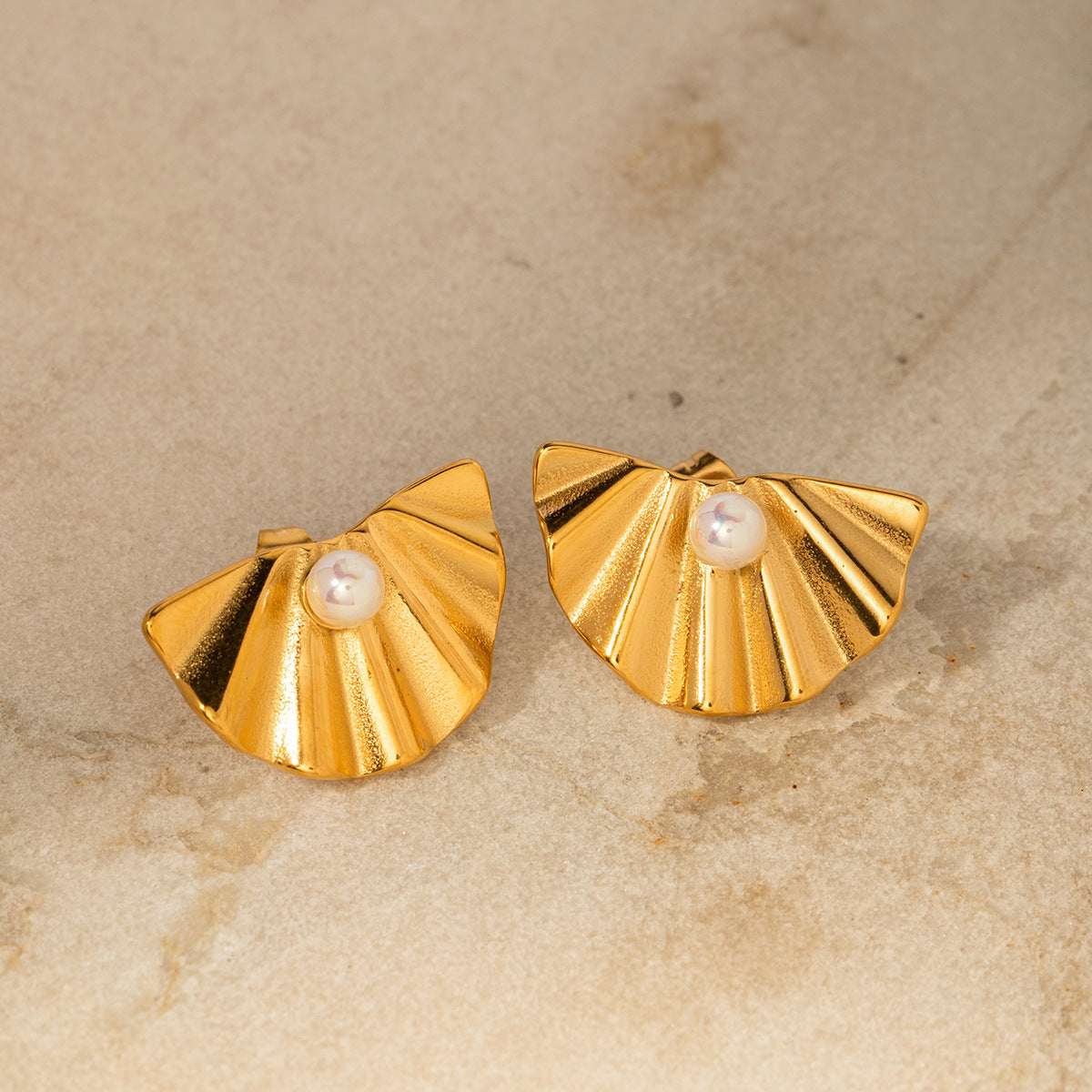 Pearl earrings