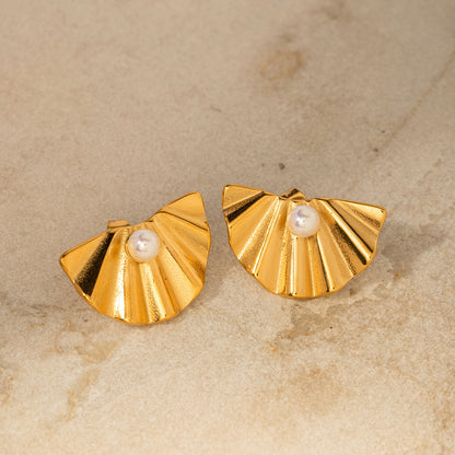 Pearl earrings
