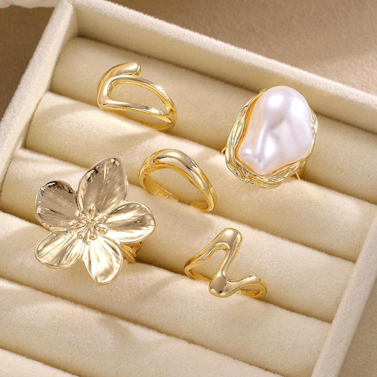 Adjustable Flower Ring