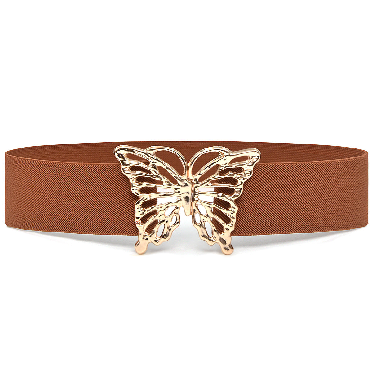 Butterfly Buckle Rhinestone Inlaid Belt
