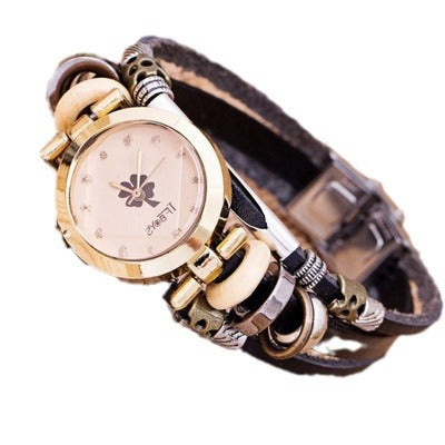 Four-Leaf Clover Bracelet Watch