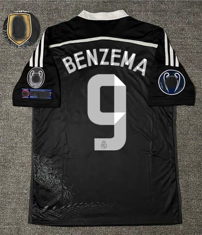 14-15 La Liga Real Madrid Retro Black Away Jersey