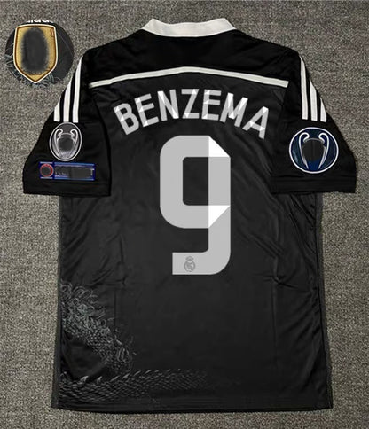 14-15 La Liga Real Madrid Retro Black Away Jersey