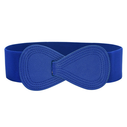Bow elastic belt ladies