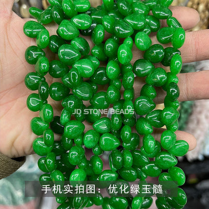 Crystal agate water drop beads loose beads