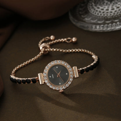 Bracelet Watch Peacock Water Drop Women's Jewelry Set