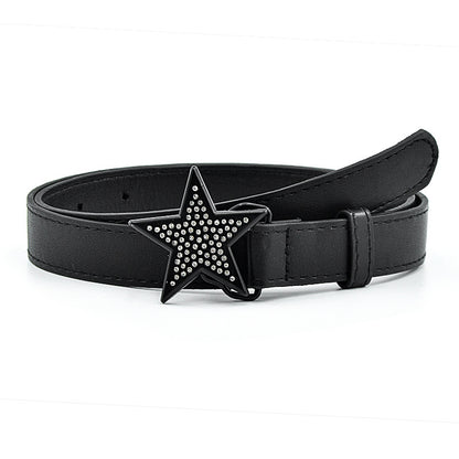 Black Star Rhinestone Belt