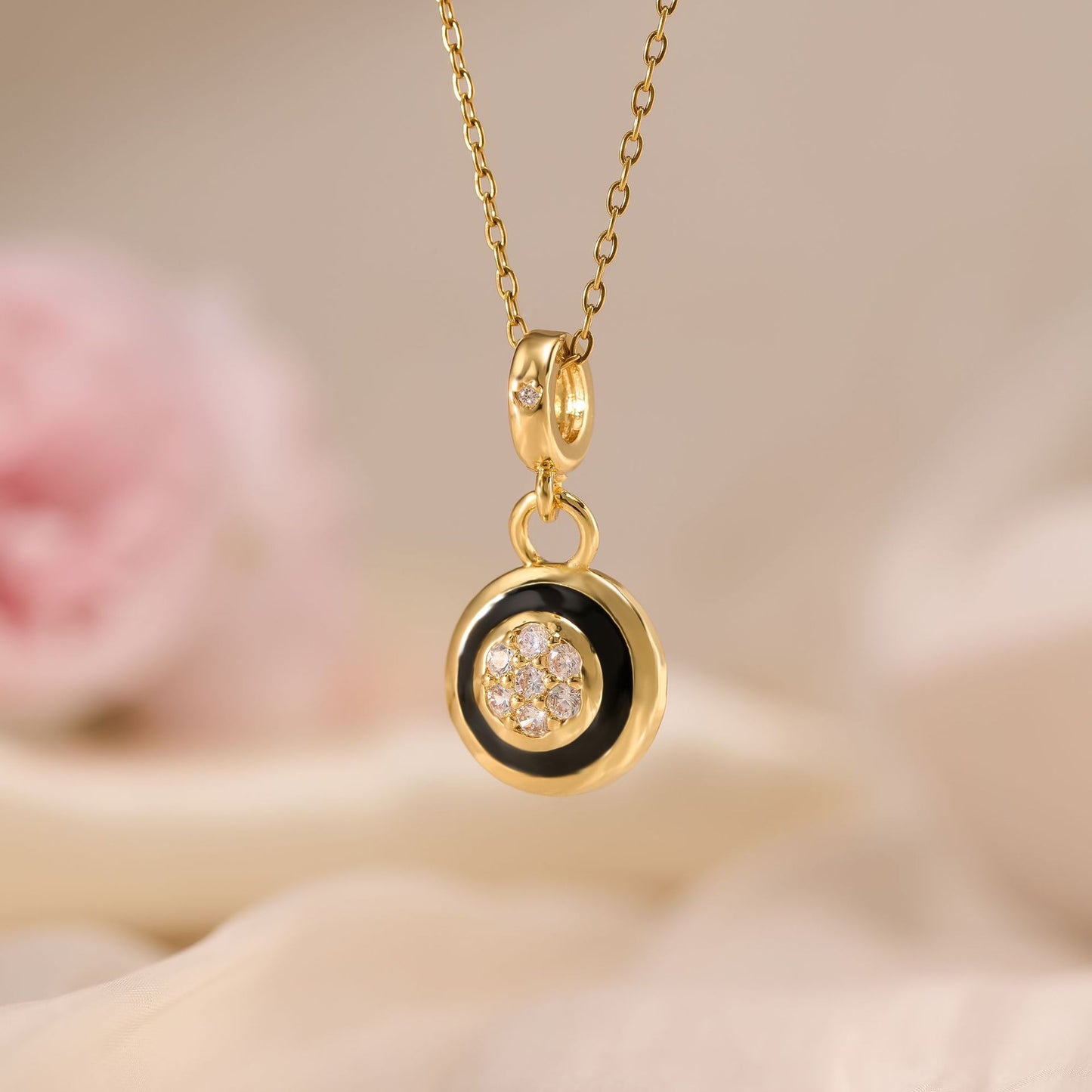 Flower Bell Pendant Necklace