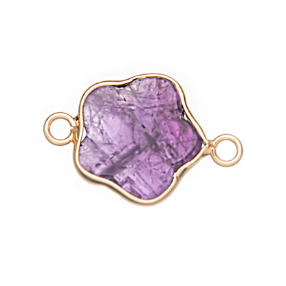 Pingente de flor de cristal com seis pétalas 