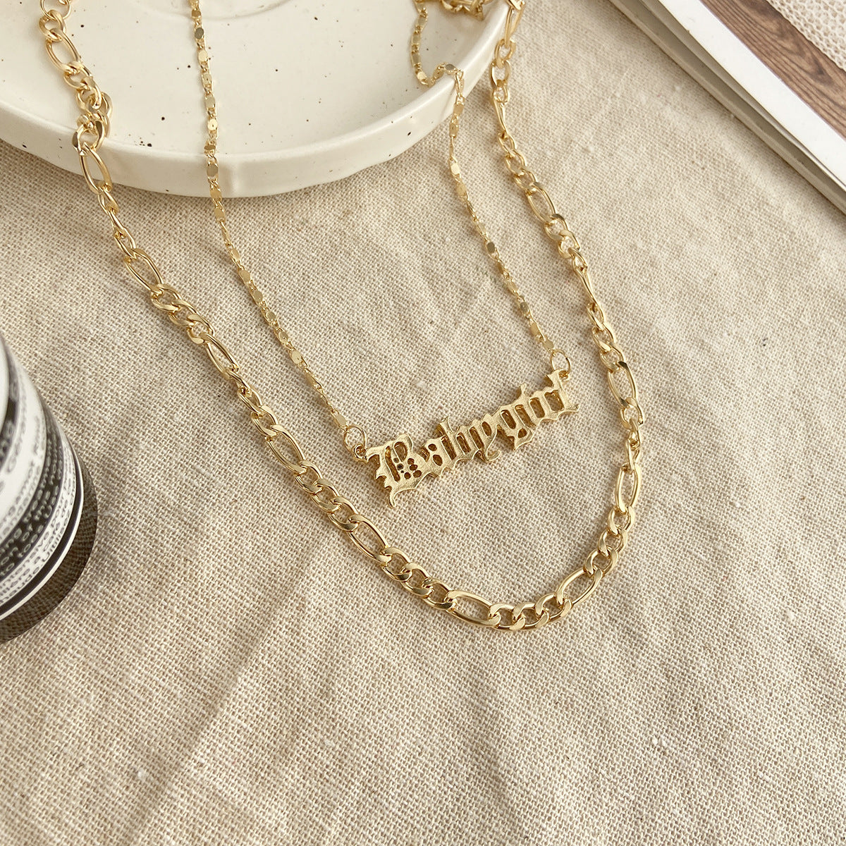 Babygirl Double-Layer Necklace