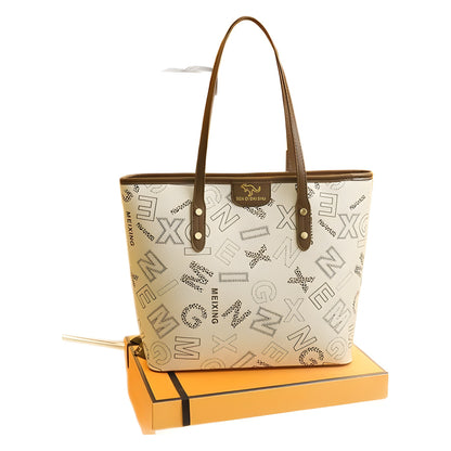 Fashion Printed Portable Tote Bag Large Capacity