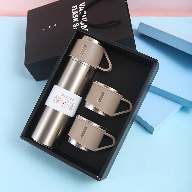 500ML double-layer vacuum outlet thermos cup