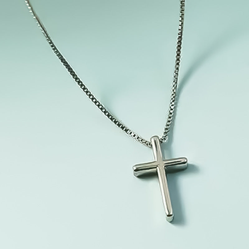Minimalist Cross Pendant Necklace