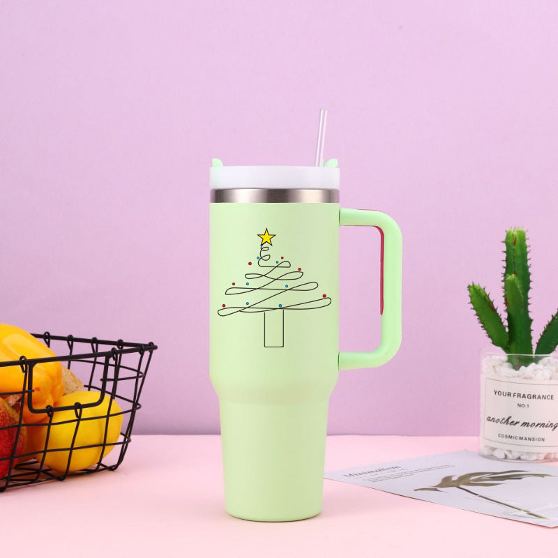 Christmas Series 40oz Double Layer Stainless Steel Thermos Cup