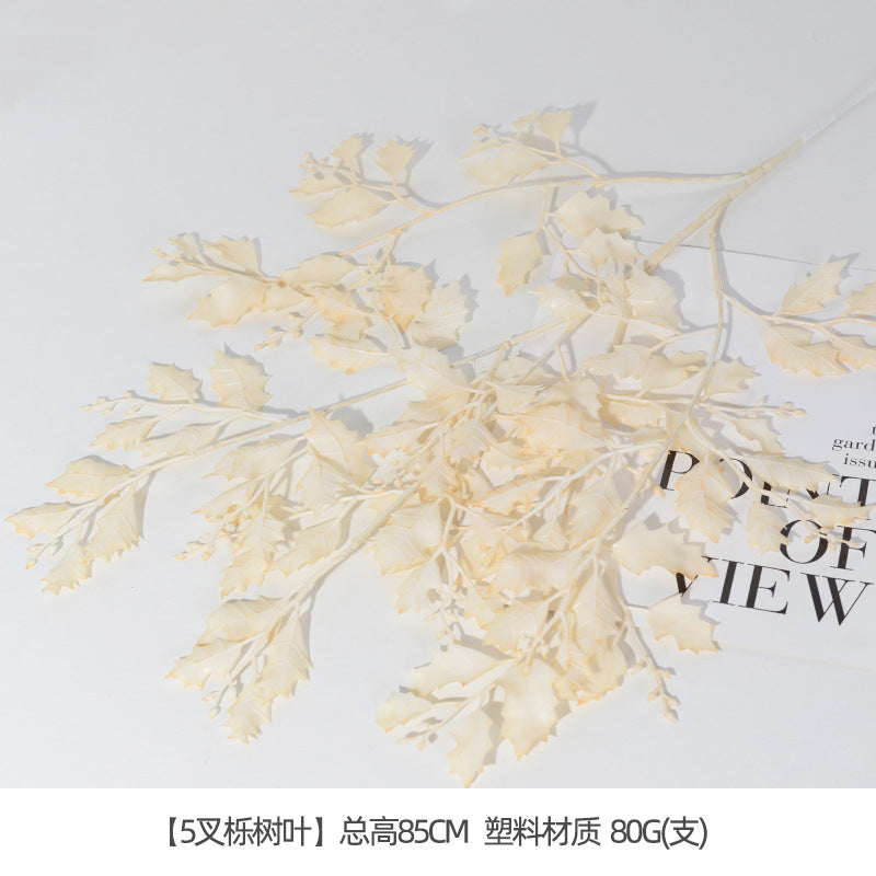 Champagne color rose artificial flower arrangement plastic flower