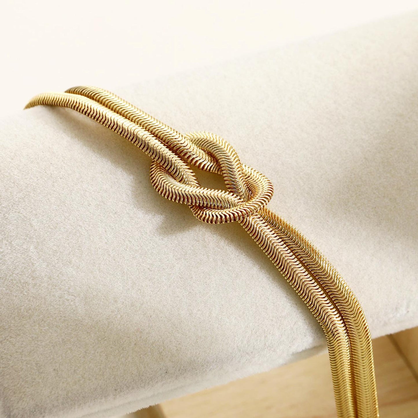 Snake Chain Knot Necklace