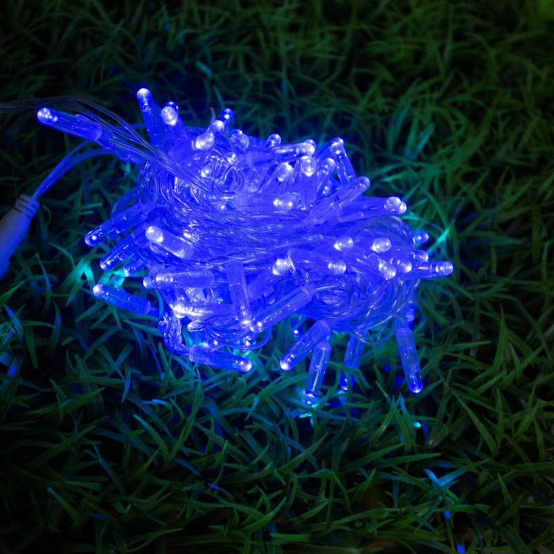 Cadena de luz de PVC Luz de color LED Cadena de luz intermitente impermeable 