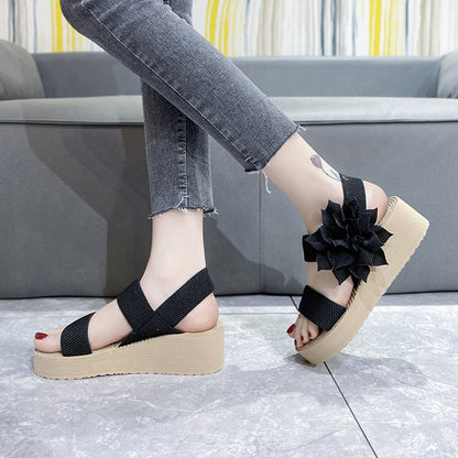 sponge cake butterfly sandals