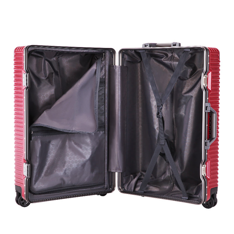 Retro trolley case luggage