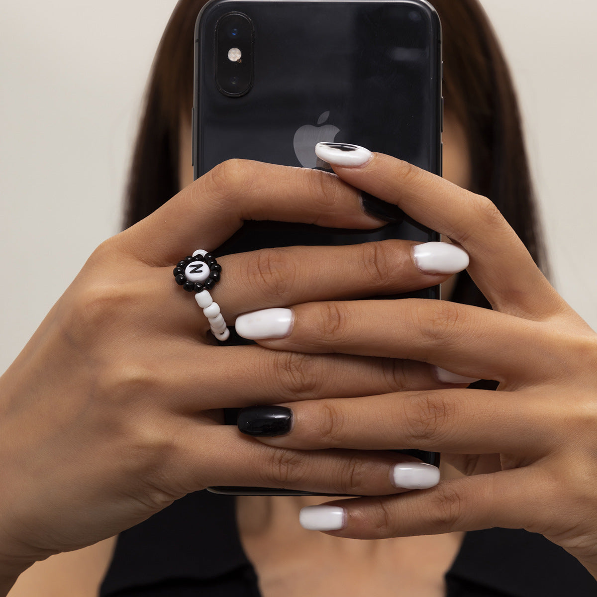 Acrylic letter beaded necklace