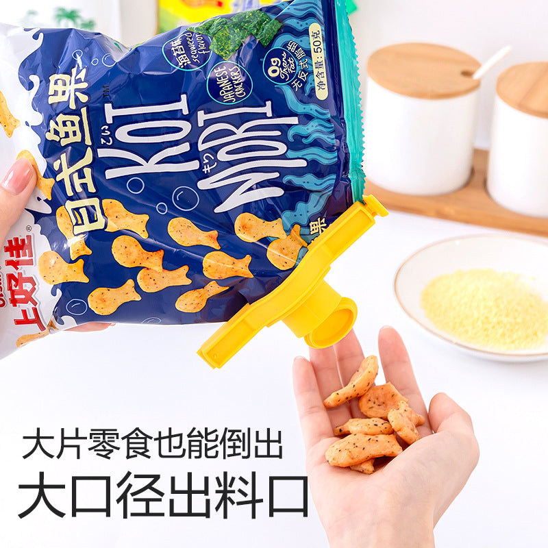 Clip de sellado con pico, clip para bolsa de refrigerios 