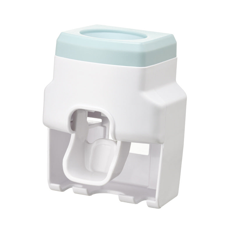 Toothpaste Dispenser Wall Mounted Toothbrush Holder