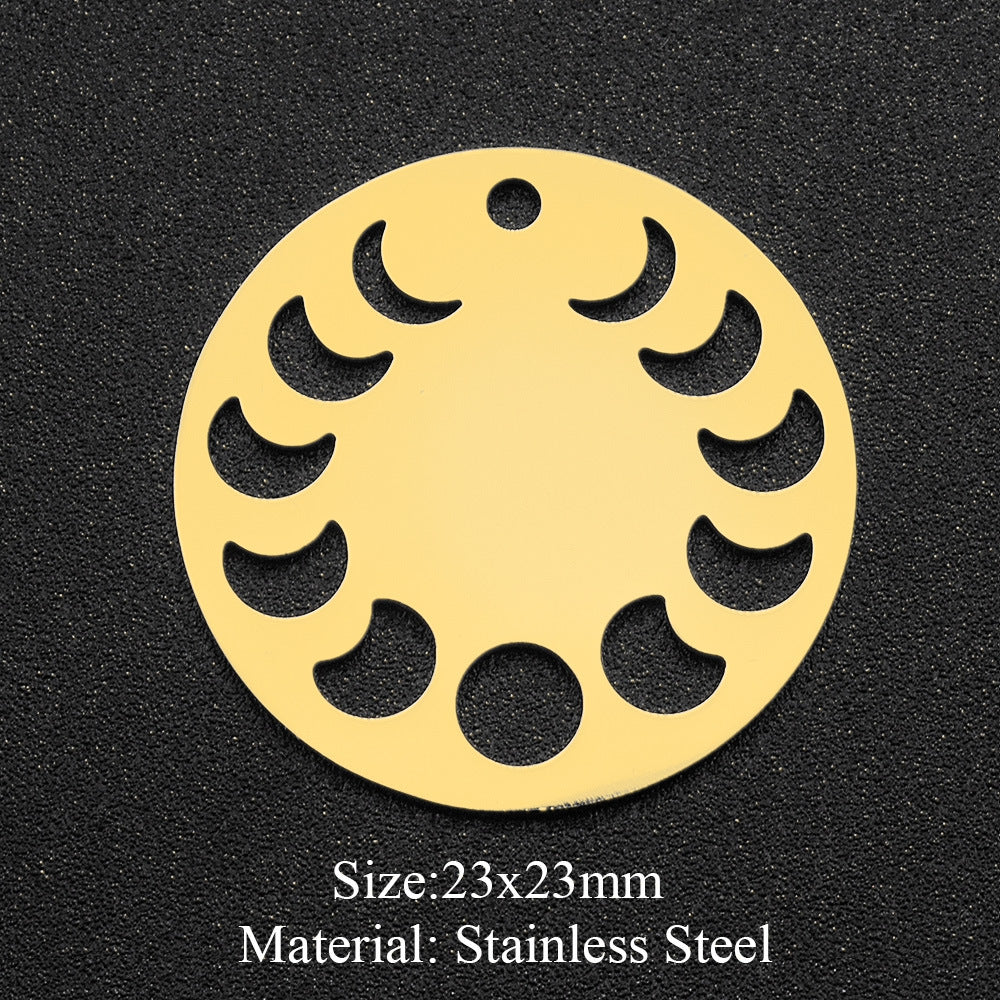 5 pcs/pack moon geometry accessories DIY pendant